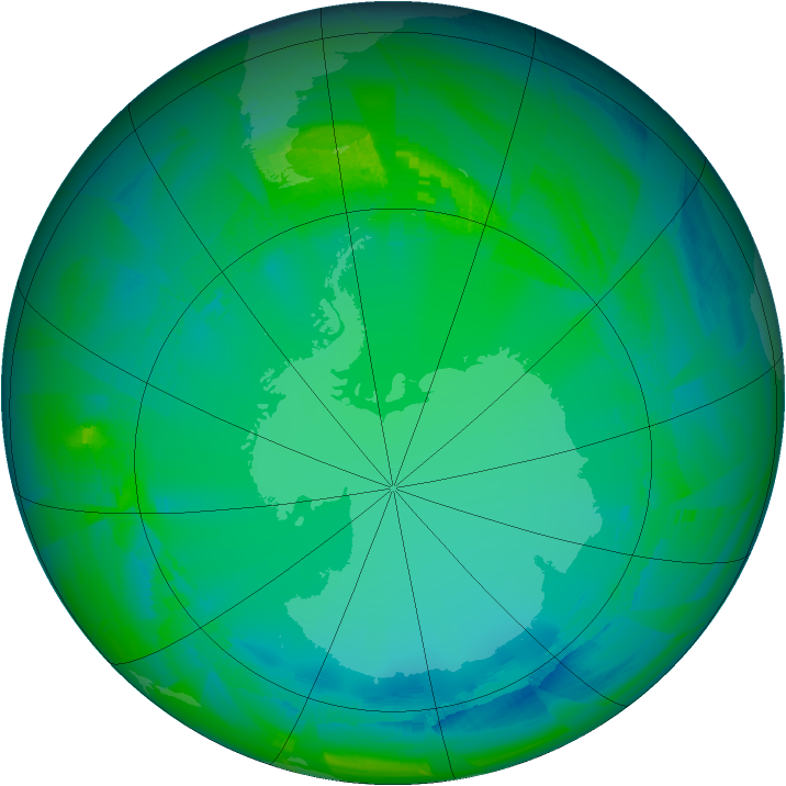 Ozone Map 2009-07-26
